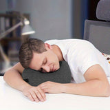 Memory Foam Pillow for Sleep Travel Neck Pillow with Storage Bag Dark Grey