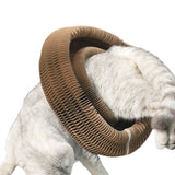 Organ Cat Toy Transformable Interactive Cardboard Toy with Track and Bell Ball