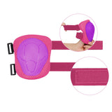 Protective Gear Set Knee Pads Elbow Pads Wrist Guards for Skating Cycling Skateboarding Climbing Pink