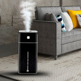 1L Ultrasonic Air Humidifier Diffuser Oil Purifier LED Light USB Black