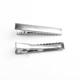100-Pack Silver Metal Hair Clips for Women DIY Craft Hairpins S