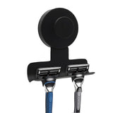 Razor Holder for Shower Heavy-Duty for Razor Towel Loofah Removable Black