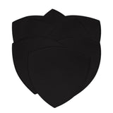 4 Pairs Foam Triangle Bra Inserts Replacement for Sports Bras Black