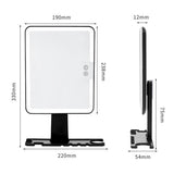 Shower Mirror Fogless for Shaving Anti-Fog Shaving Mirror with Razor Holder for Shower Room Square