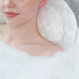 4D Bath Pillows Bathtub Rest Pillow Spa Neck and Back Support Headrest with Suction Cups Style 3