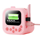 DIY Instant Print Camera with 48MP Photos and Built-in Mini Printer Pink