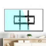 Adjustable Low Profile Steel Mount for Most Wall Mount TV Bracket Medium