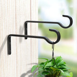2PCS Rustproof Iron Plant Hooks Duty Plant Hooks for Wall Plant Hangers Outdoor for Outside