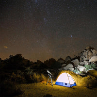 32X Magnification Astronomical Telescope Portable GPS Syncs Telescope with Tripod for Little Astronomy Beginners White