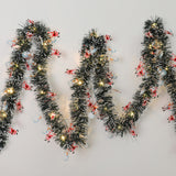 5M Christmas LED Garland – 50 Warm White Lights for Indoor & Outdoor Tree Decoration Style 3