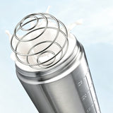 750ml 304 Stainless Steel Workout Gym Protein Mixer Shaker Bottle Cup Drink Mixer Silver
