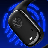 Wireless Open Ear Earbuds Earhooks Style Bluetooth 5.3 Headphones Black