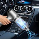 Cordless Handheld Vacuum Cleaner Home Car Dust Blower Dust Blower Mini Air Duster Grey