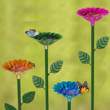4PCS Bee Watering Station Metal Bee Water Feeder Colorful Bee Bath Bowl For Outdoor