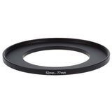 2 PCS Metal Camera Filter Adapter Rings 52mm to 77mm
