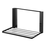 Shelves for Washing Machine and Dryer Mounted Storage Rack for Small Homes Bathroom Black