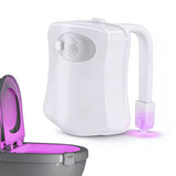 LED Motion-Activated Toilet Night Light with Seat Sensor for Bathroom Use Style 1