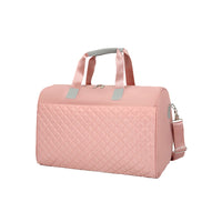 Women Large Travel Duffle Bag Carry-on Overnight Bag Weekend Travel Tote Bag Yoga Gym Bag Pink