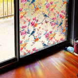 2Pcs Glass Window Privacy Static Cling Frosted Sticker Covering Film Style 2