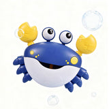 Crab Bubble Machine Bath Toy – With Music for Kids and Toddlers Bath Time Fun Blue