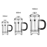 Plunger Press Tea Coffee Maker French Style Coffee Glass Pot with Filter