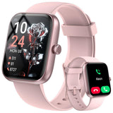 Smart Watch for Women & Men with Bluetooth Call Built-in Sport Modes Fitness Tracker Pink