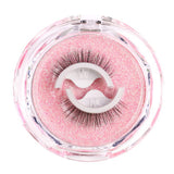 3 Pairs of  Eyelashes Self-Adhesive Multiple Reversible Glue-Free Reusable Fake Eyelashes