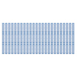 Shower Mat Non Slip Bathtub Mat with Suction Cups and Drain Holes Bath Mat for Bathroom Kitchen Wet Floor Blue