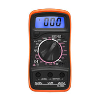 2 PCS Digital Multimeter DC AC Voltmeter Voltmeter and Ohm Volt Amp Meter with PTC protection
