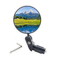 1 PC Adjustable Handlebar Bike Mirrors – Rearview for Mountain & Road Bikes