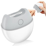 Electric Automatic Nail Clipper with Light and Nail Storage for Adults White