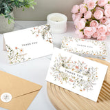 36PCS Thank You Cards Set with Envelopes Stickers