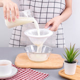 3Pcs Kitchen Ultra-fine Strainer Nylon Mesh Filter Spoon Soybean Milk Coffee Yogurt