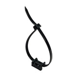 500 PCS Cable Tie Base Wire Clips Mounts for Wire Management Black