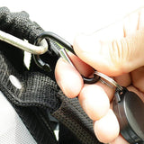 Double Sided Golf Cleaning Brush Club Brush and Groove Brush with Retractable Reel Gray