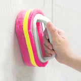 5 PCS Multi Layer Sponge Cleaning Brush Set for Kitchen and Bathroom Red