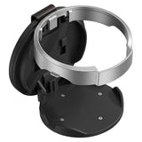 Folding Car Door Cup Holder Adjustable Clip On Drink Organizer Black