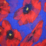 Polyester Scarf Shawl Vintage Floral for Travel and Sun Cover Style 3