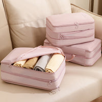 Compression Packing Cubes for Suitcases Luggage Storage Bag Travel  Essentials Pink