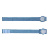 2PCS Protective Cover Wristband Nylon Air Tag Band Anti-lost for Airtag Blue