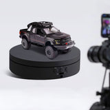 360 Rotating Display Stand Electric for Jewelry and Photography Black