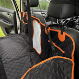 Large Back Seat Extender with Side Flaps for Pets Water-Resistant Dog Car Seat Cover