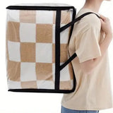 3 PCS Thick Clear Storage Bags with Zipper for Clothes & Bedding