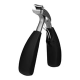 2Pcs Large Jaw Opening Toenail Clippers for Thick Nails Curved Nail Clippers with Wide Lever Non-Slip Handle