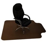 Chair Mat for Floors Desk Chair Mat for Home Office Floor Protector Smooth Rolling Mat Brown