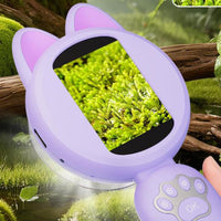 Kids Portable Microscope Mini Digital Microscope with LED Lights Purple