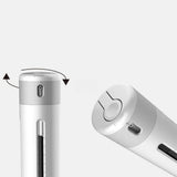 Travel Cosmetic Dispenser Set 4 in 1 Refillable Bottles White