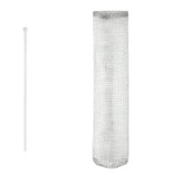 24 Pieces Drain Filter for Washing Machine Stainless Steel Hair Snare Traps with 24 Pcs Cable Ties