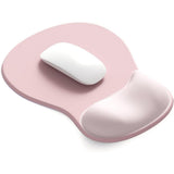 Ergonomic Wrist Rest Mouse Pad for Office Home Gaming Use Pink