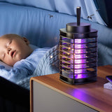 Electric Mosquito Killer Lamp Mosquito Trap LED Light Black